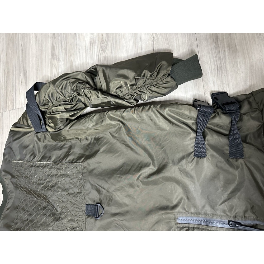 Uncle Ralph Green Military Bomber Jacket Size XL - Picture 9 of 13